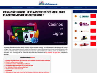 Bibliosesame.fr, guide des plateformes de jeu en ligne