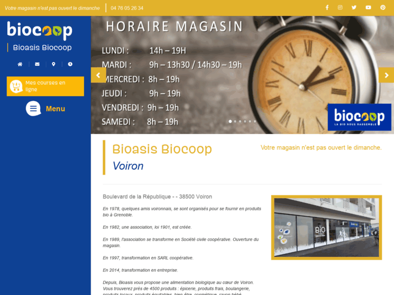 Bioasis Biocoop, magasins bio en France