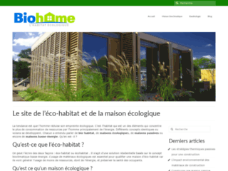 biohome.info, tout connaître sur les maisons écologiques