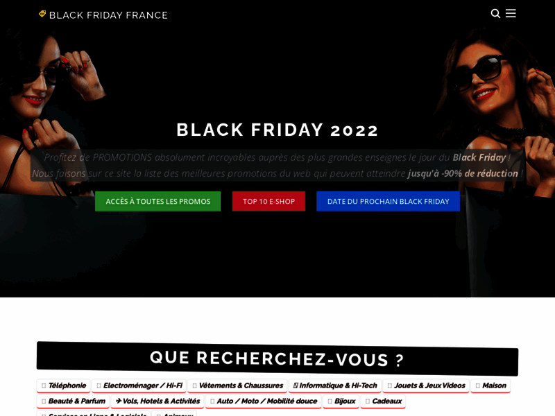 Black Friday France, promotions pour le Black Friday