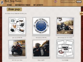 Black sheep masters : vente d'accessoires et d'équipements pour moto et motards