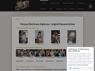 Lingerie de luxe et sexy de la créatrice ASSIA fabrication 100% Française