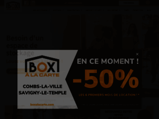 Détails : Boxalacarte, le self-stockage pour les entreprises en Seine-et-Marne