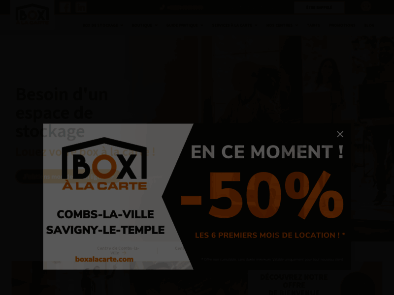 Boxalacarte, le self-stockage pour les entreprises en Seine-et-Marne