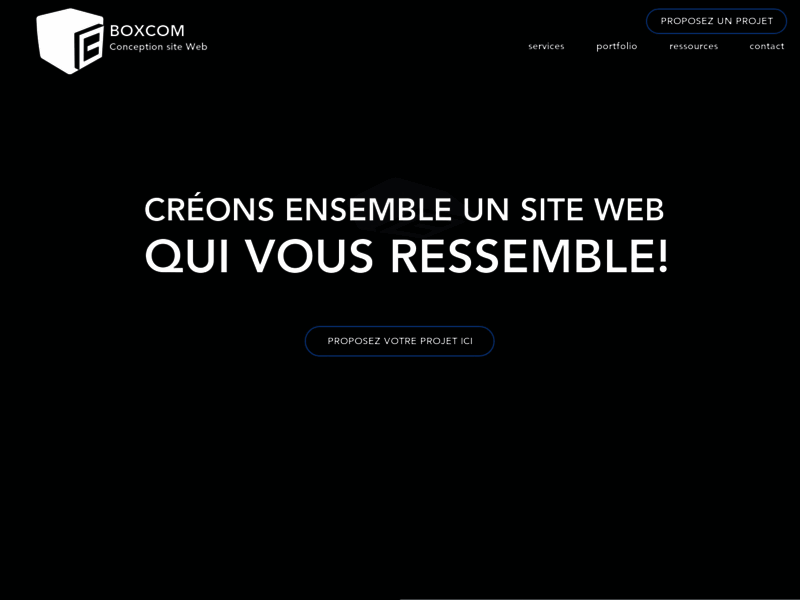 BoxCom – Site web à Québec