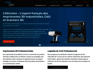 Détails : CADvision, imprimantes 3D et logiciels CAO
