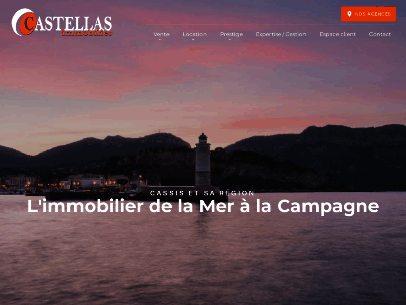 Castellas Immobilier, agence immobilière à Cassis