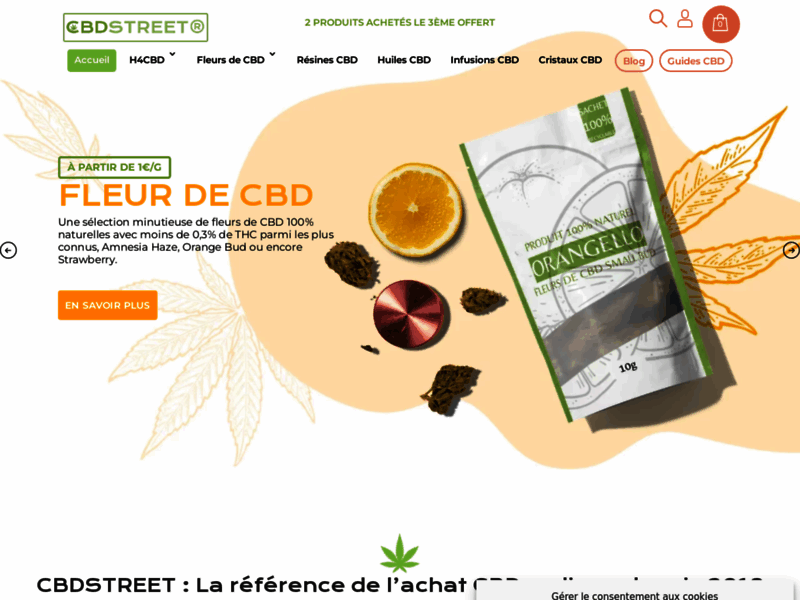 CBDStreet, vente de produits CBD bio et légaux