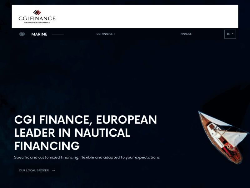 CGI Finance, solutions de financement de bateau
