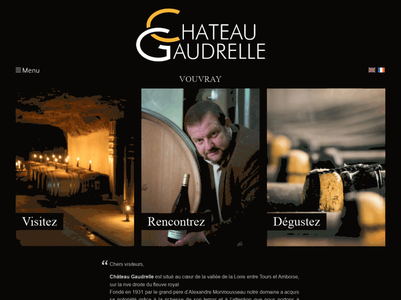 Château Gaudrelle, vins de l'appellation Vouvray