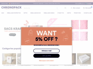 Chronopack : le site de vente en ligne de papiers de soie