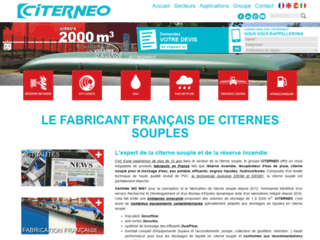 Citerne souple, réserve incendie haute qualité fabriquées en France : Citerneo