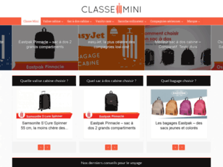 « Classe-Mini », guide comparatif sur les valises cabines pas chères