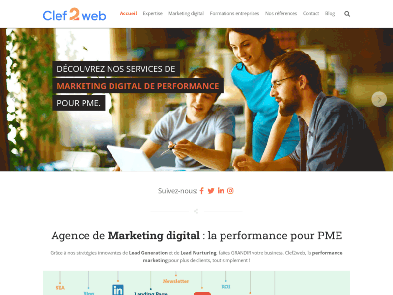 Clef2web, votre agence webmarketing en Belgique