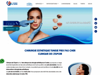 Chirurgie du visage en Tunisie avec la Clinique de L'espoir