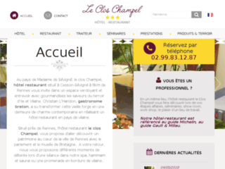 Détails : Le Clos Champel, hôtel restaurant à Cesson-Sévigné
