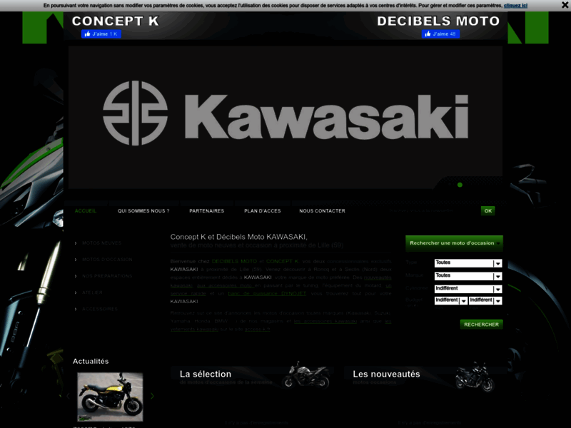 Concept K, concessionnaire moto Kawasaki