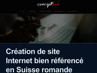 Conceptweb.ch, créateur de sites internet - Suisse