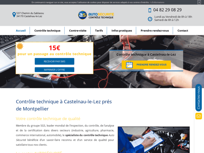 Auto Sécurité, centre de contrôle technique à Castelnau-le-Lez