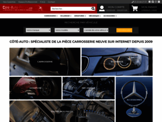 Côté-Auto, site de vente en ligne de pièces auto carrosserie.