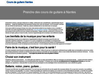 Pourquoi prendre des cours de guitare à Nantes ?