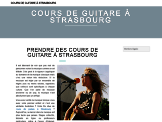Cours de guitare à Strasbourg