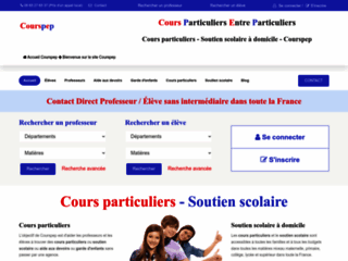 Courspep : Cours Particuliers Entre Particuliers
