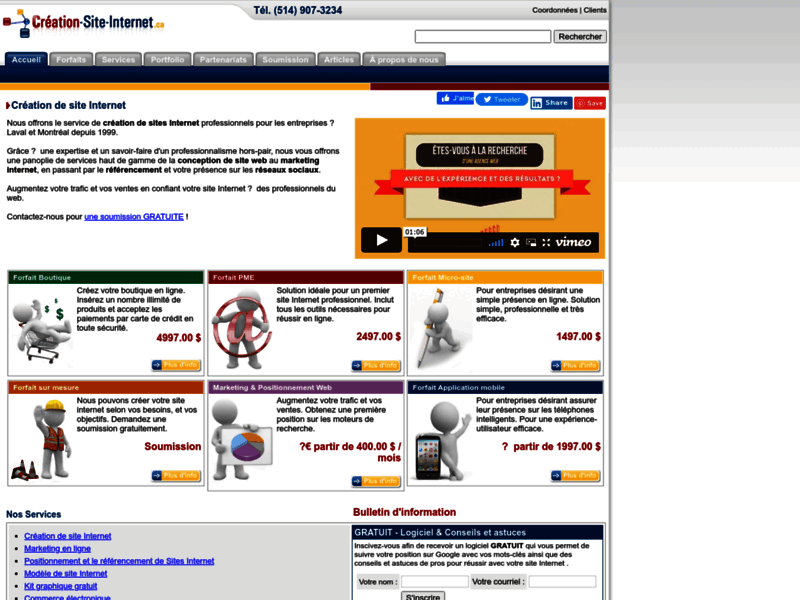 ISolunet, création de sites internet au Québec