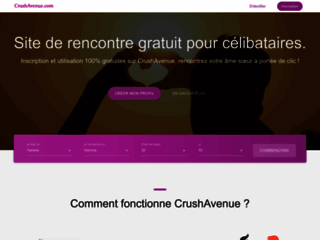 Détails : CrushAvenue, le site de rencontre gratuit pour célibataires
