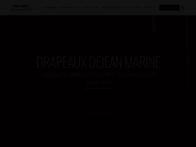 Drapeaux Dejean Marine, fabricant de drapeaux à Bordeaux