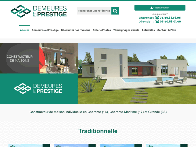 Demeures et Prestige, constructeur de maisons en Charente