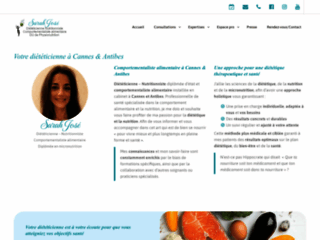 Sarah JOSÉ - Diététicienne Nutritionniste à Cannes et Antibes