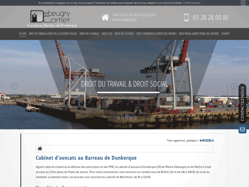 Debeugny et Cortier, cabinet d’avocat en droit pénal à Dunkerque