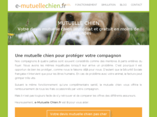 Détails : e-Mutuelle Chien, comment assurer son chien