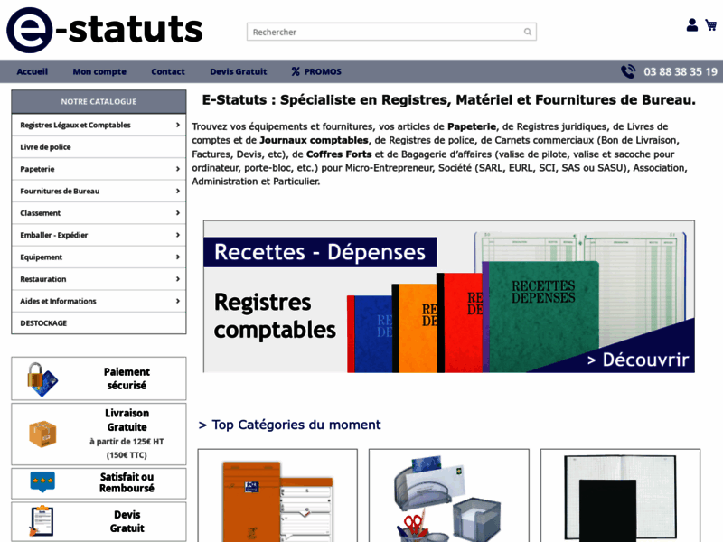 E-Statuts, guide interactif pour la création d’entreprise