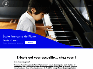 Détails : École Française de Piano, cours de piano à domicile