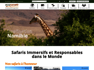 Ecosafaris : tourisme écologique en Namibie