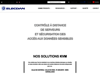 Détails : Elecdan-solutions, systèmes et déports KVM pour video surveillance professionnelle