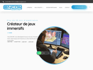 Détails : Encom Game, développeur de jeux révolutionnaires pour les centres de loisirs