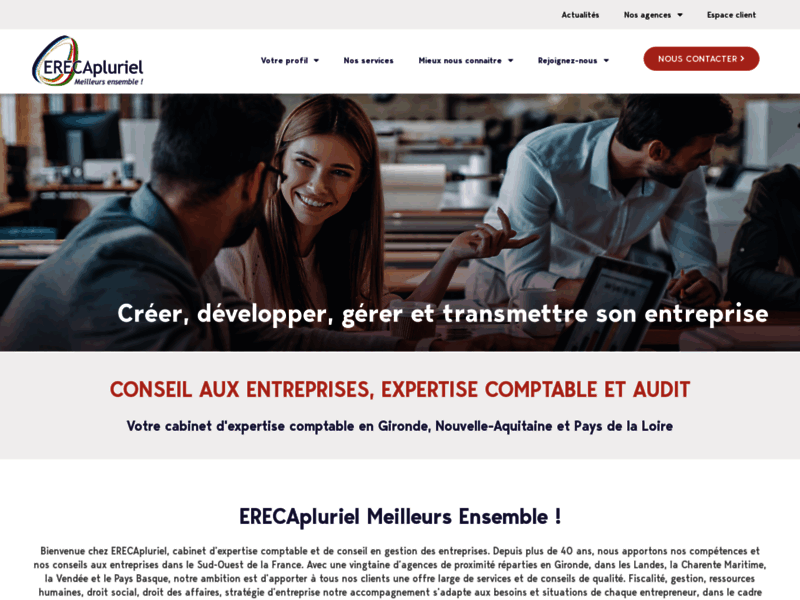 ERECApluriel : cabinets d’expertise comptable et fiscale à Bordeaux