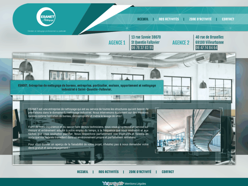 Esanet Nettoyage, entreprise de nettoyage industriel