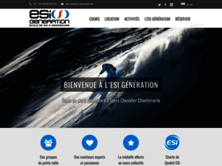 ESI GENERATION, une des premières écoles internationales de ski et de snowboard en France