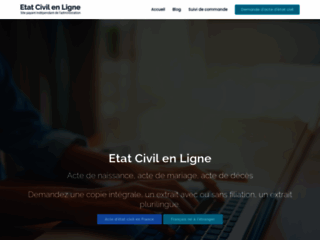 Etat civil en ligne : demandez vos actes civils