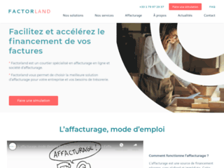 Détails : Factorland, courtage en affacturage dédié aux PME et TPE françaises