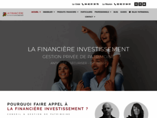 Détails : Financière investissement, cabinet de gestion de patrimoine