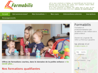 Institut Formabilis: initiation aux professions de la petite enfance
