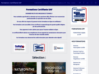 Détails : Formations Certifiante SAF, formations en ligne