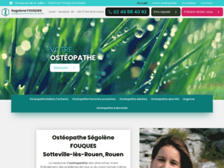 Ostéopathe Ségolène FOUQUES à Sotteville-lès-Rouen, Rouen