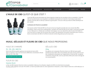 Détails : France Cannabidiol, huile de CBD 5, 10, 20%