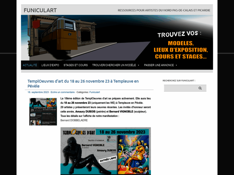 Funiculart, ressources pour artistes du Nord-Pas-de-Calais